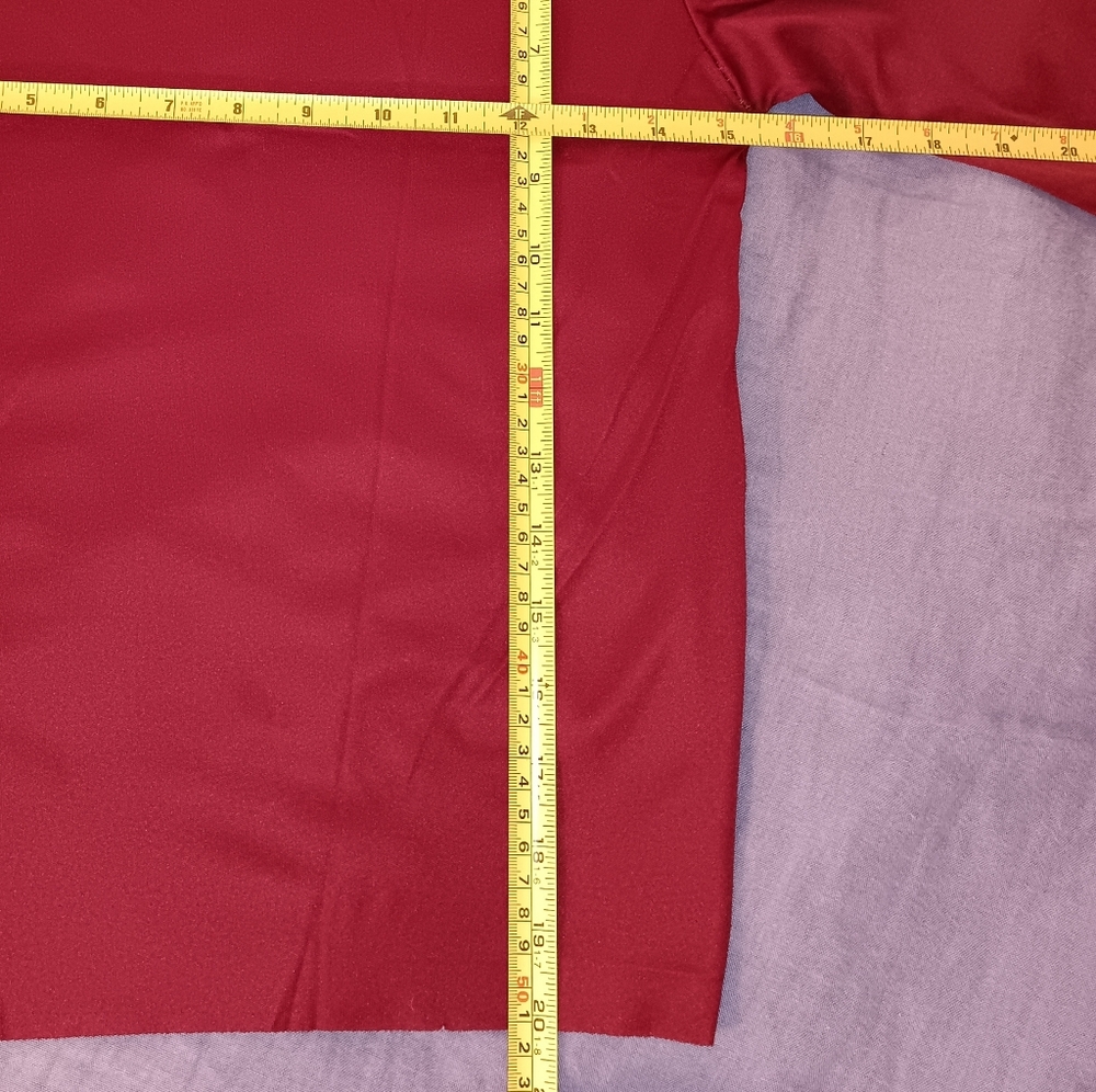 Indie Sleaze Long Sleeve Cropped Top LOVE Heart Burgundy Silver 90s Grunge Y2K - Picture 11 of 13